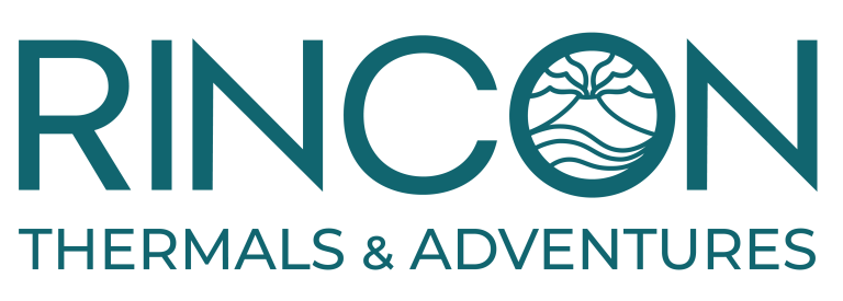 Rincon Thermals & Adventures logo with a wave and mountain icon.